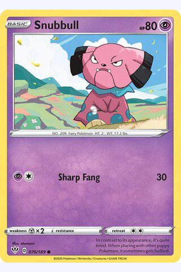070/189 Snubbull - Common - Collectible Madness