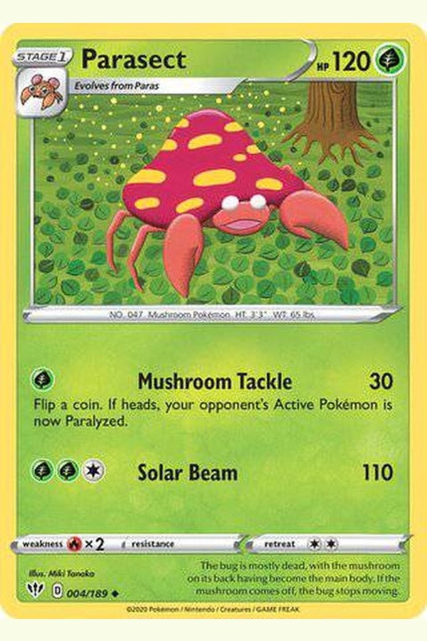 004/189 Parasect - Uncommon - Collectible Madness
