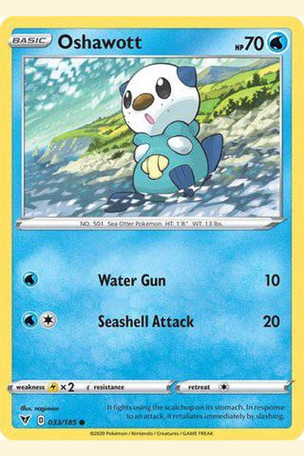 033/185 Oshawott - Common - Collectible Madness
