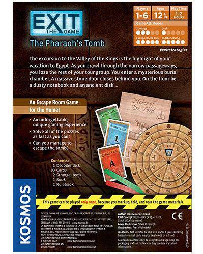 Exit The Game: The Pharaoh's Tomb - Collectible Madness