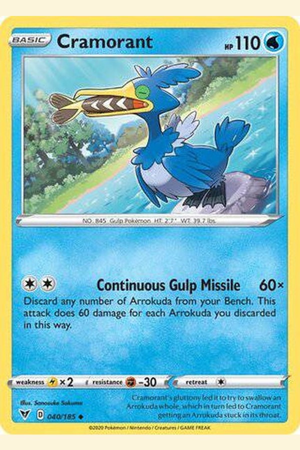 040/185 Cramorant - Uncommon - Collectible Madness