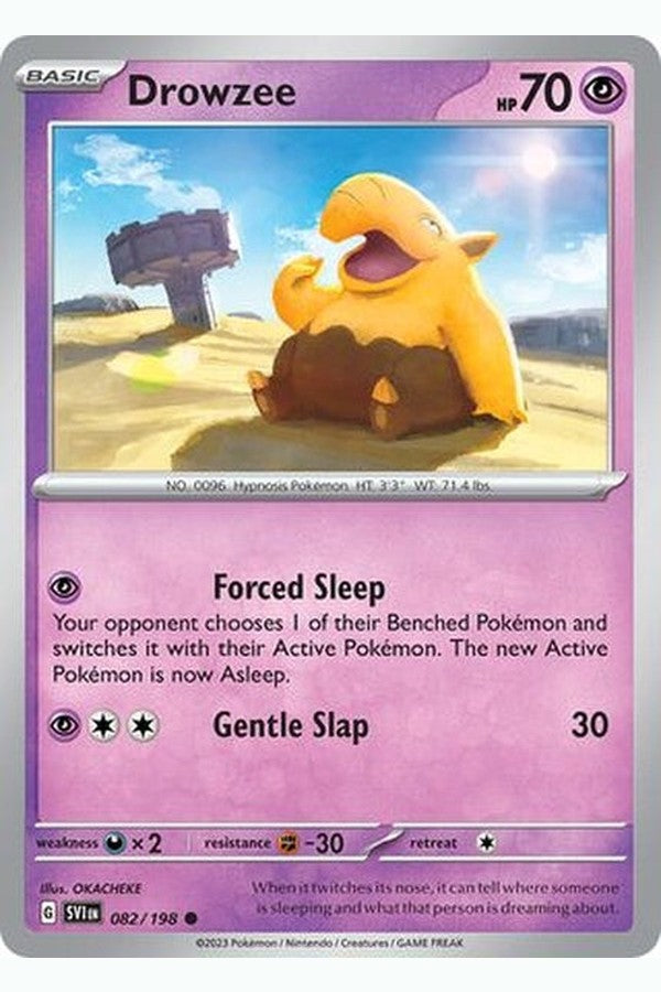 082/198 Drowzee - Common Reverse Holo