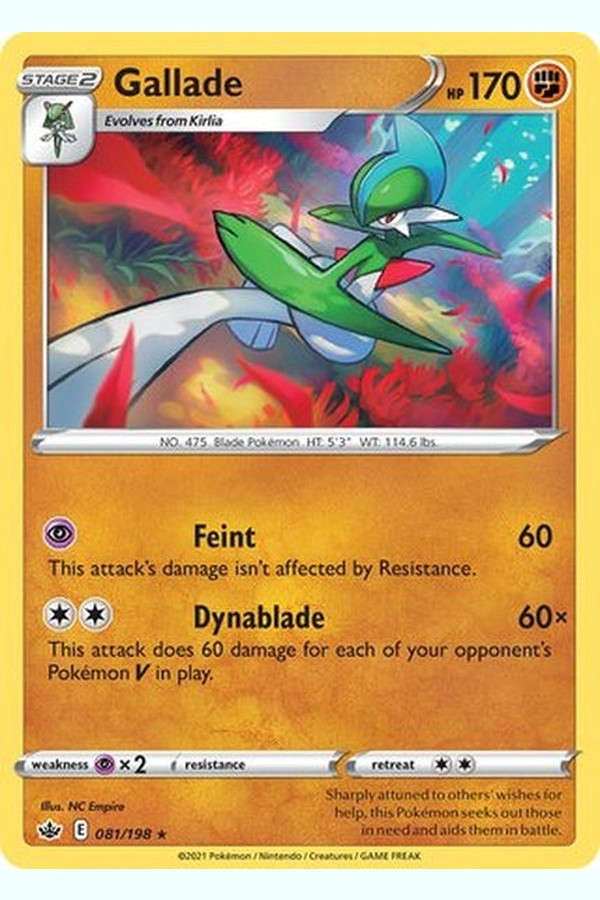 081/198 Gallade - Rare - Collectible Madness