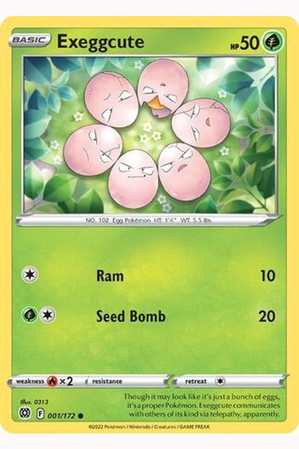 001/172 Exeggcute - Common - Collectible Madness