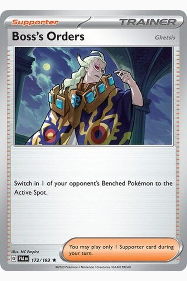 172/193 Boss's Orders - Rare Reverse Holo