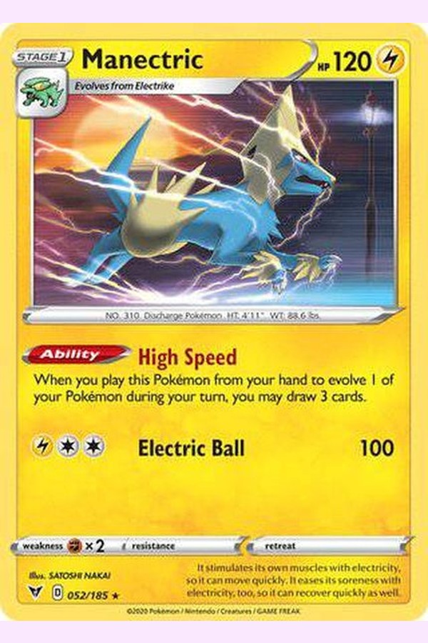 052/185 Manectric - Rare - Collectible Madness