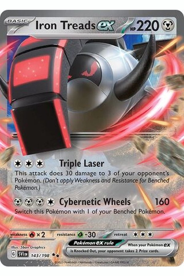 143/198 Iron Treads ex - Double Rare