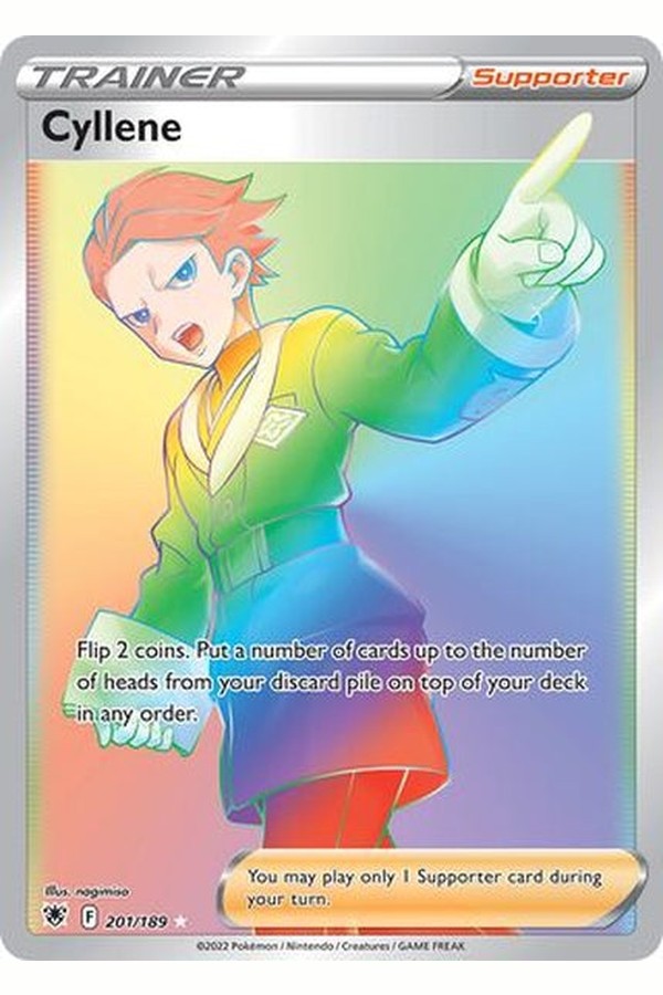 201/189 Cyllene - Rare Rainbow - Collectible Madness