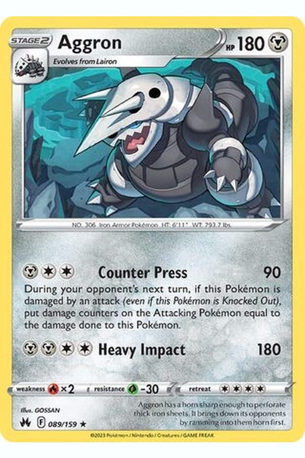 089/159 Aggron - Rare Holo