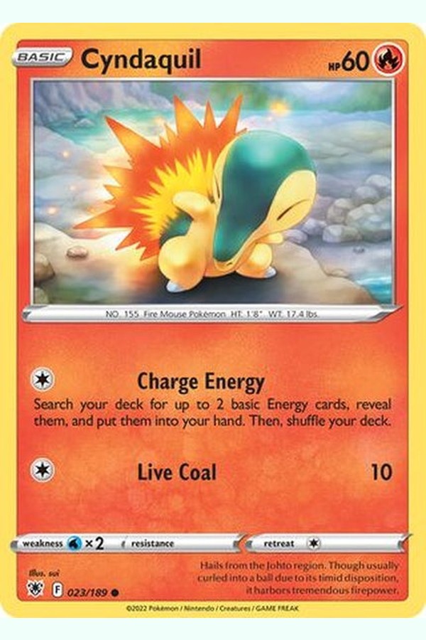 023/189 Cyndaquil - Common - Collectible Madness
