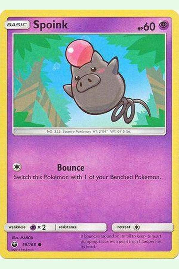 059 / 168 Spoink - Common - Collectible Madness