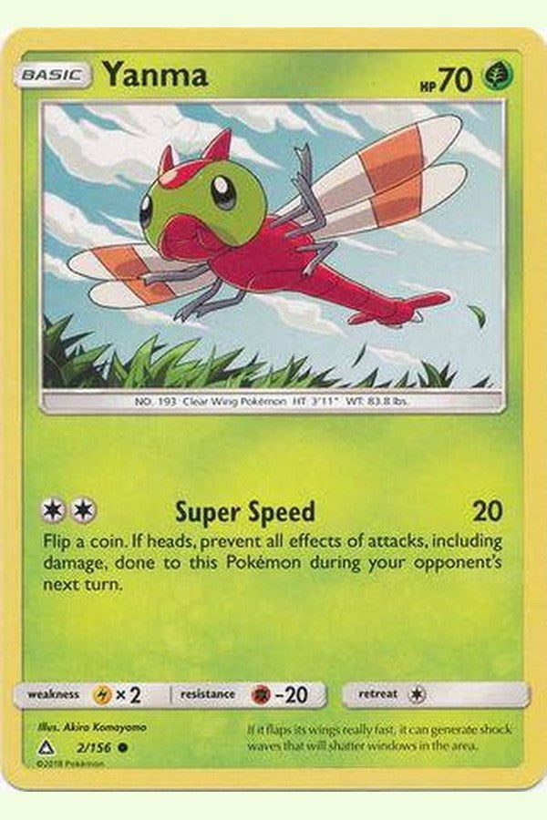 002 / 156 Yanma-Common - Collectible Madness