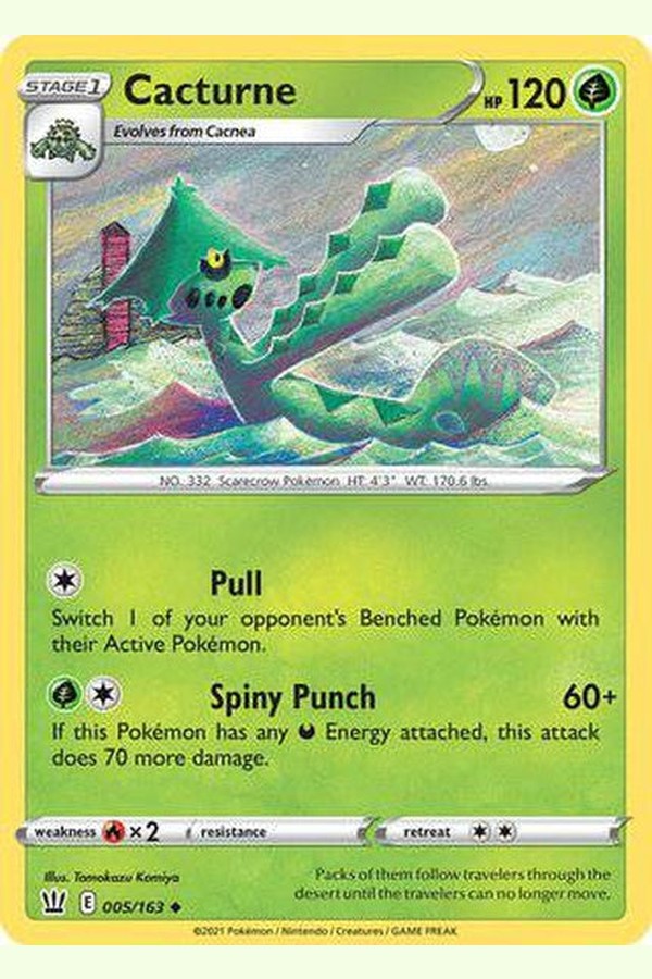 005/163 Cacturne - Uncommon - Collectible Madness