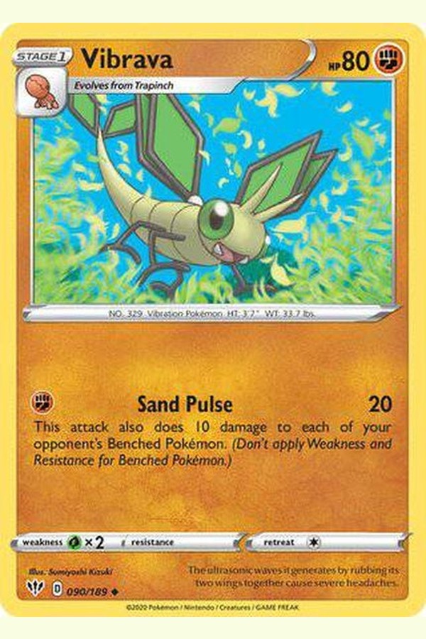 090/189 Vibrava - Uncommon - Collectible Madness