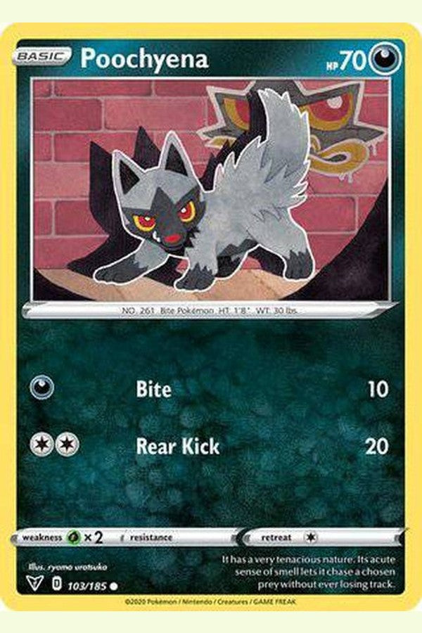 103/185 Poochyena - Common - Collectible Madness
