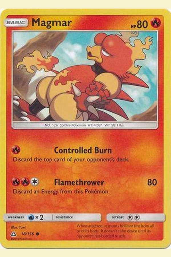018 / 156 Magmar-Common - Collectible Madness