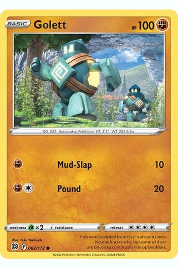 082/172 Golett - Common - Collectible Madness