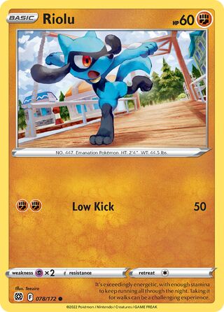078/172 Riolu - Common - Collectible Madness