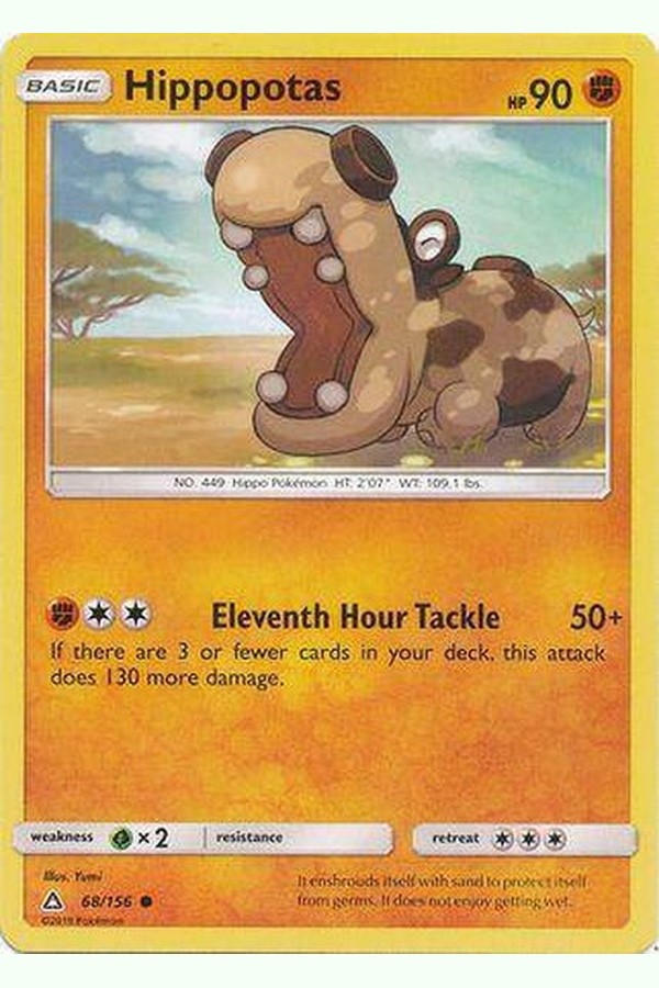 068 / 156 Hippopotas-Common - Collectible Madness