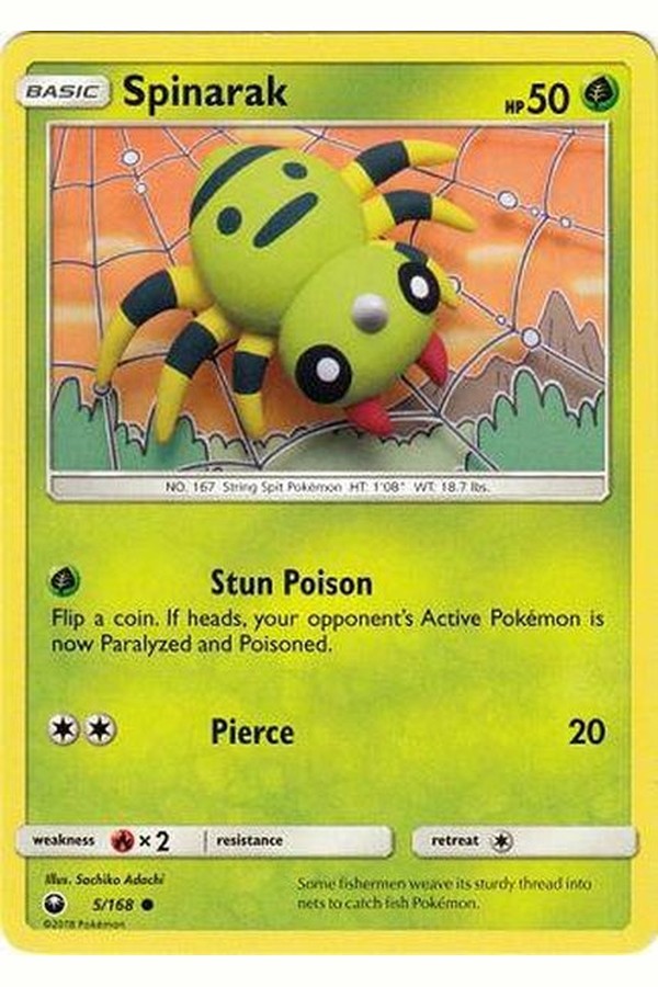 005 / 168 Spinarak - Common - Collectible Madness