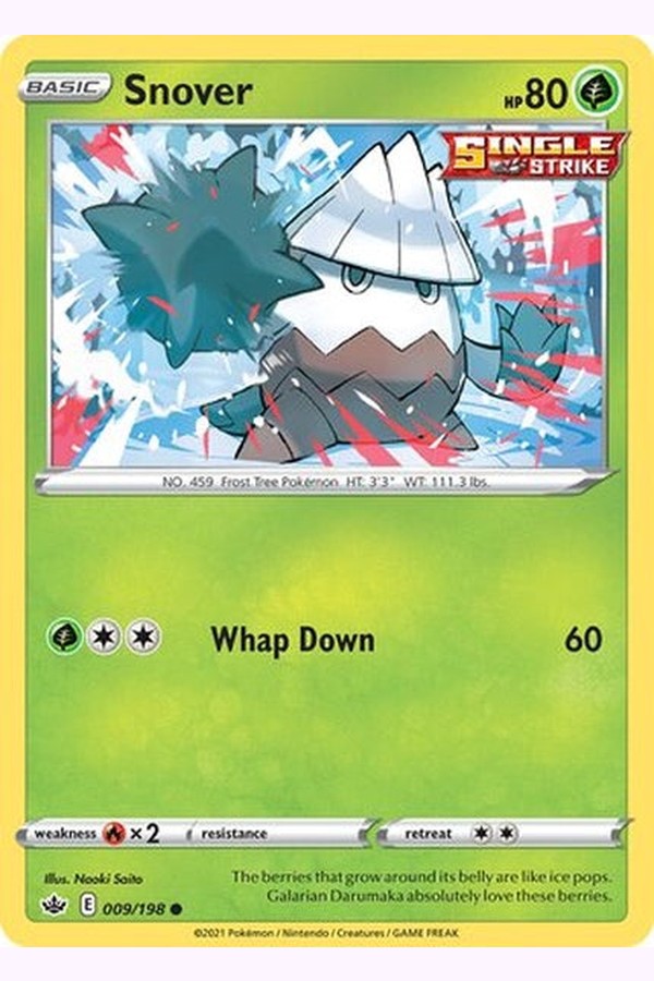 009/198 Snover - Common - Collectible Madness