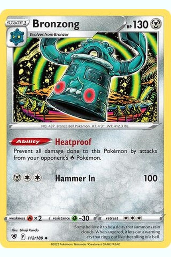 112/189 Bronzong - Uncommon - Collectible Madness