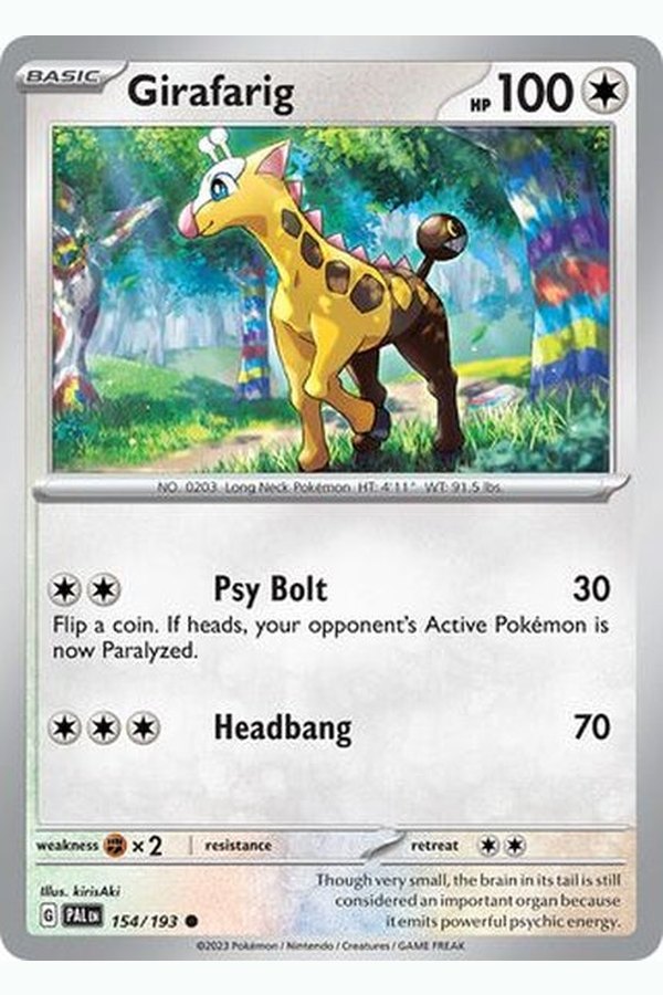 154/193 Girafarig - Common