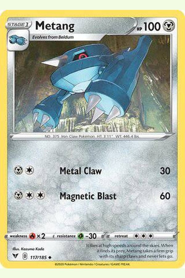 117/185 Metang - Uncommon - Collectible Madness