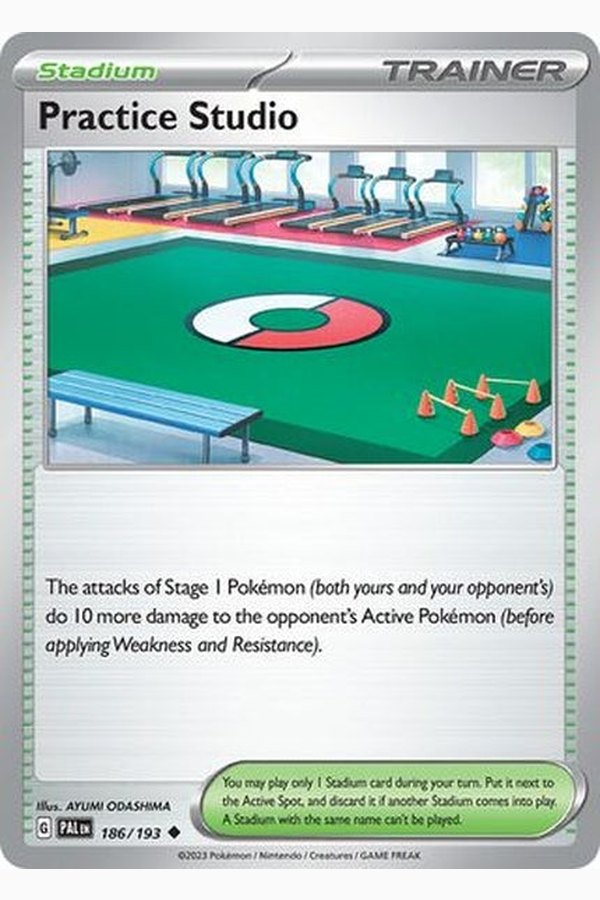 186/193 Practice Studio - Uncommon Reverse Holo