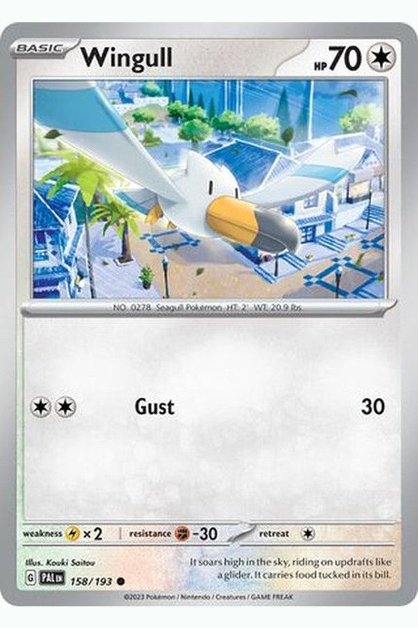 158/193 Wingull - Common Reverse Holo