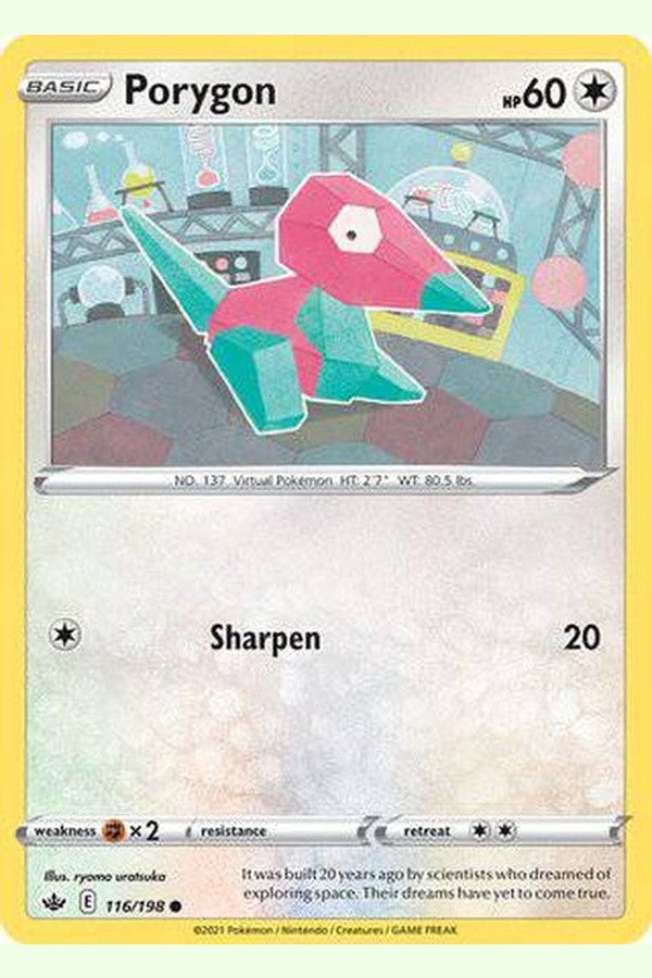 116/198 Porygon - Common - Collectible Madness