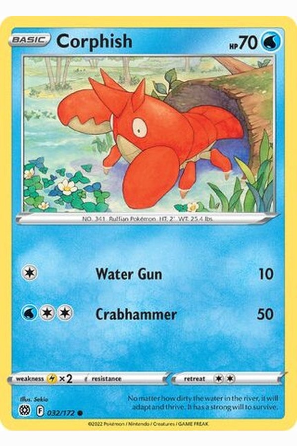 032/172 Corphish - Common - Collectible Madness