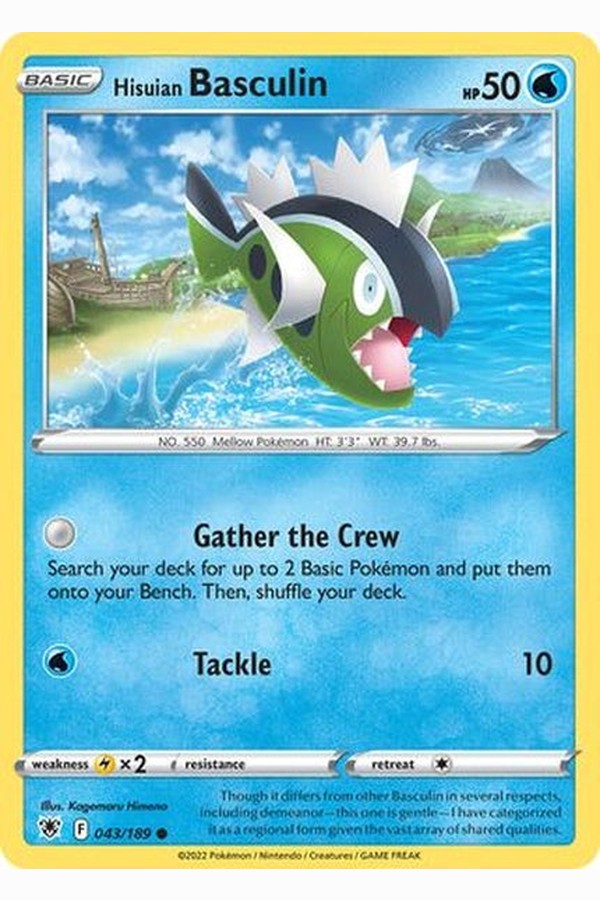 043/189 Hisuian Basculin - Common - Collectible Madness