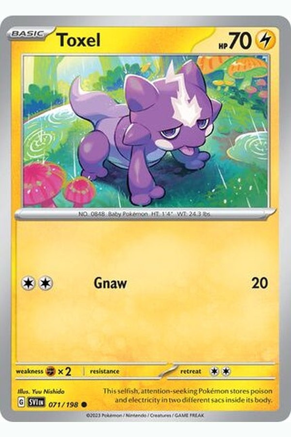 071/198 Toxel - Common Reverse Holo