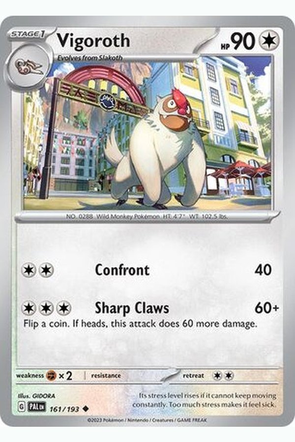 161/193 Vigoroth - Uncommon