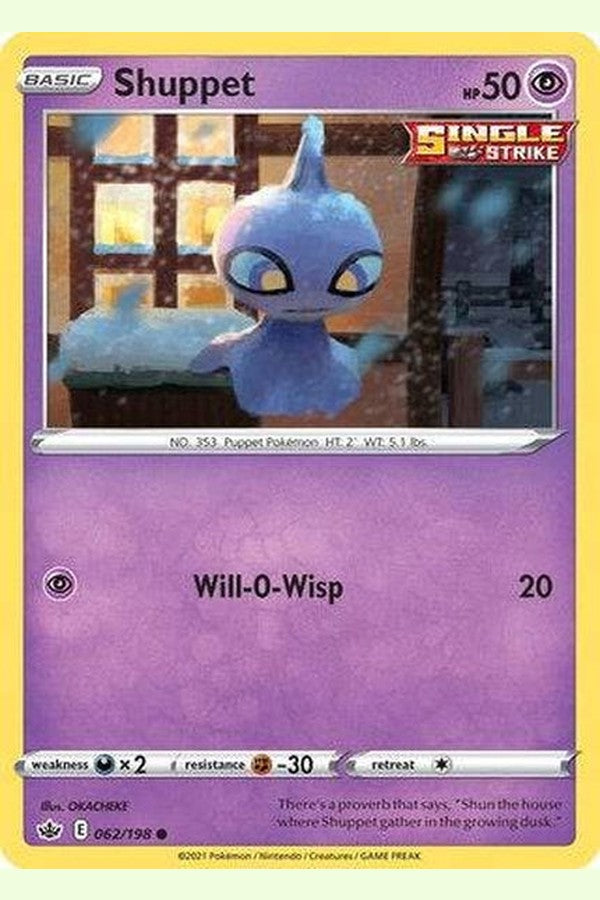 62/198 Shuppet - Common Reverse Holo - Collectible Madness