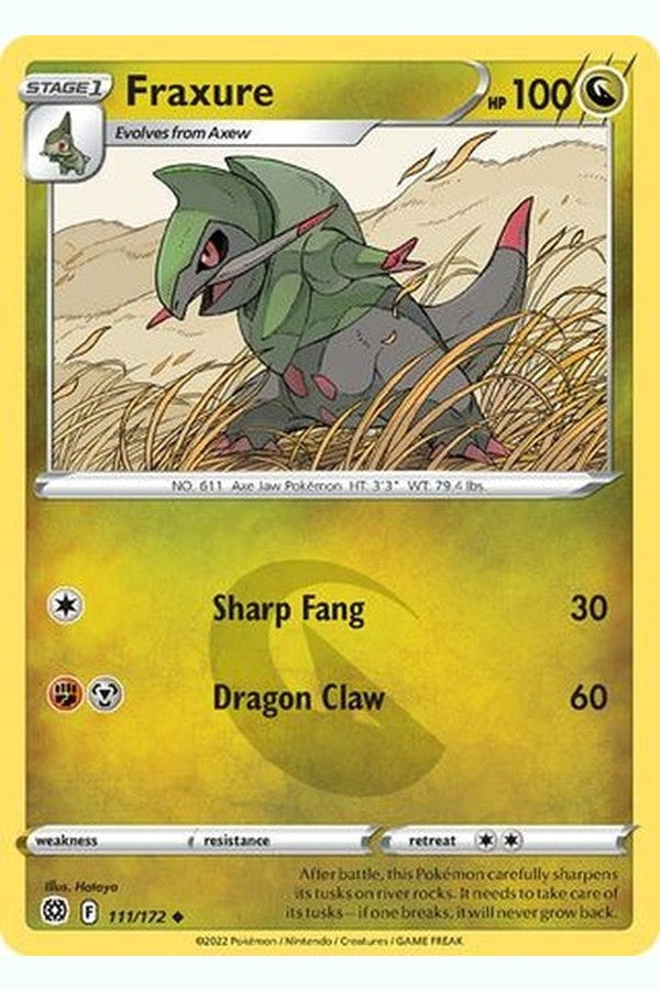 111/172 Fraxure - Uncommon - Collectible Madness