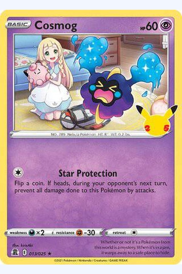 013/025 Cosmog - Rare - Collectible Madness