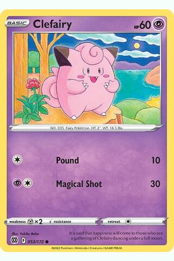 053/172 Clefairy - Common - Collectible Madness