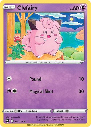 053/172 Clefairy - Common - Collectible Madness