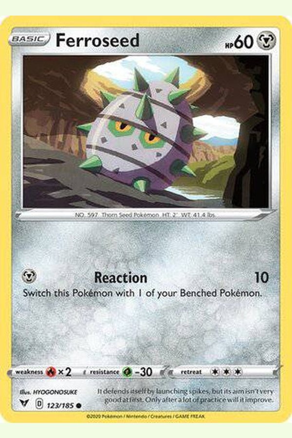 123/185 Ferroseed - Common - Collectible Madness