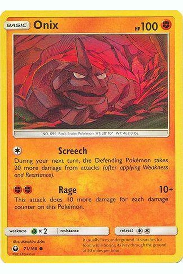 071 / 168 Onix - Common - Collectible Madness