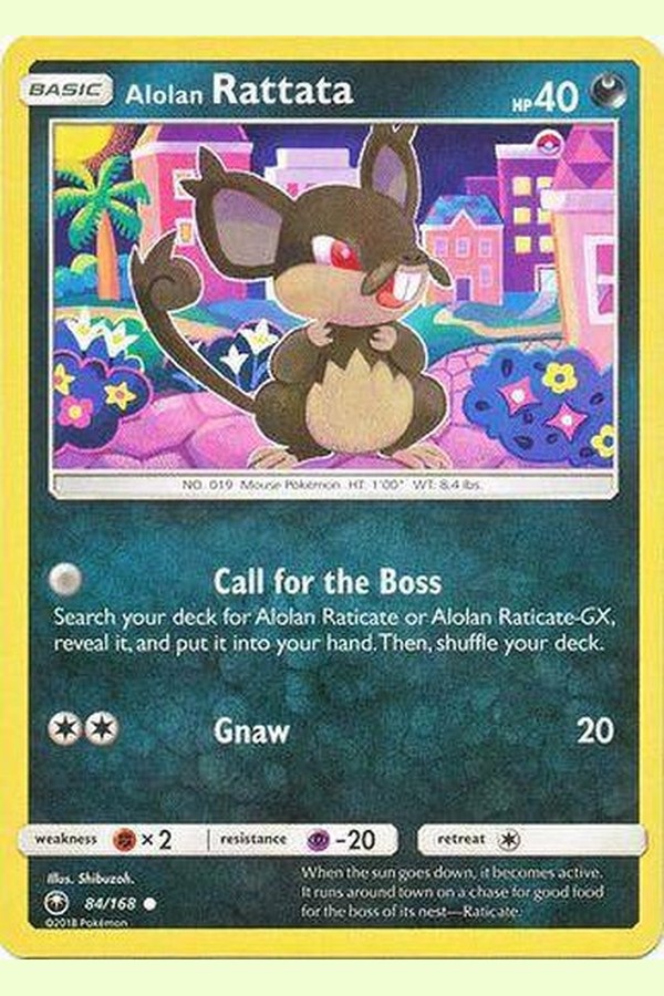084 / 168 Alolan Rattata - Common - Collectible Madness