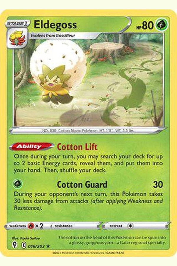 016/203 Eldegoss - Rare Holo - Collectible Madness