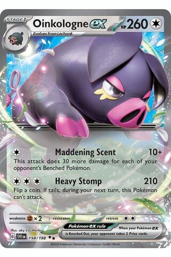 158/198 Oinkologne ex - Double Rare