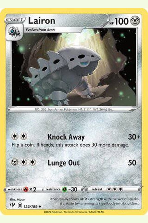 122/189 Lairon - Uncommon - Collectible Madness