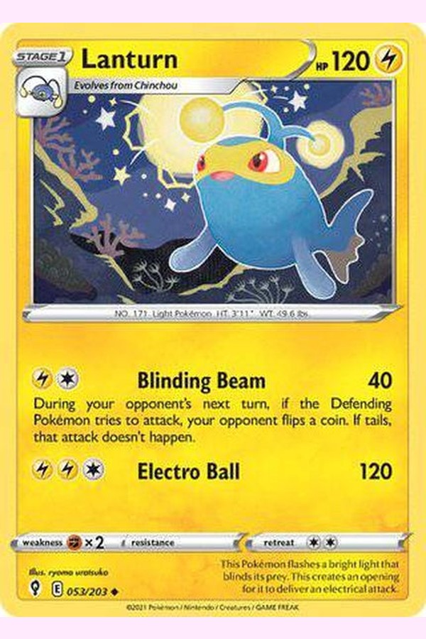 053/203 Lanturn - Uncommon - Collectible Madness