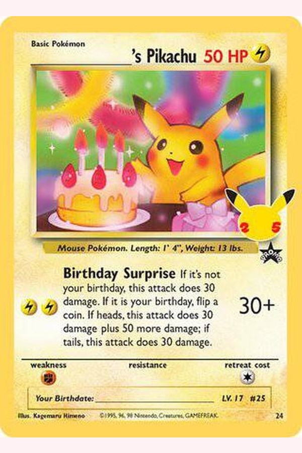 24 _'s Pikachu - Promo - Collectible Madness