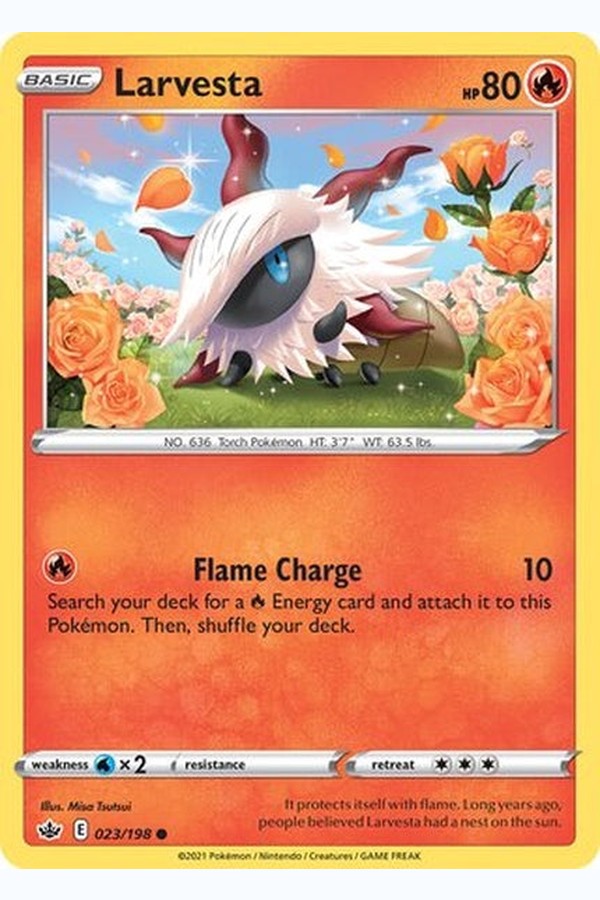 023/198 Larvesta - Common - Collectible Madness