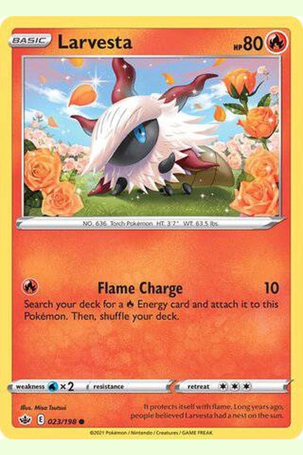 023/198 Larvesta - Common - Collectible Madness